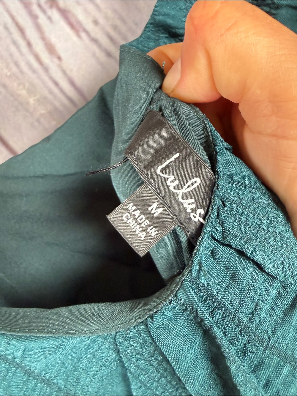 Lulus Magical Soiree Maxi Dress Tiered Dark Teal Blue Sleeveless Size M - Picture 4 of 5